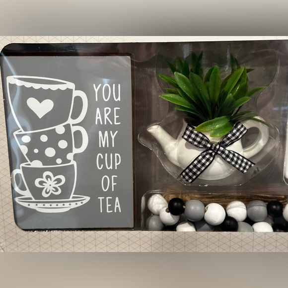 TWO SETS Kirkton House Coffee Bar Tea Tray Objects ALDI Tier Tray Props - Picture 7 of 8